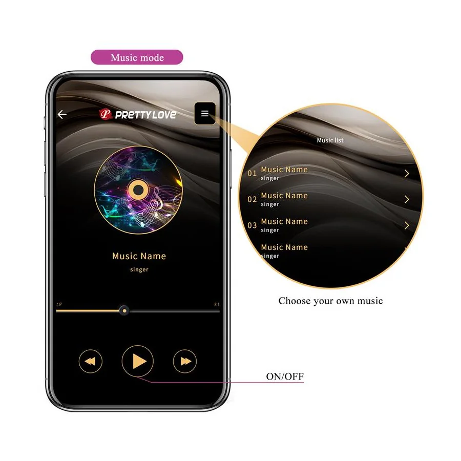 Aari Juguete para Parejas con Vibracion y Golpeteo y APP