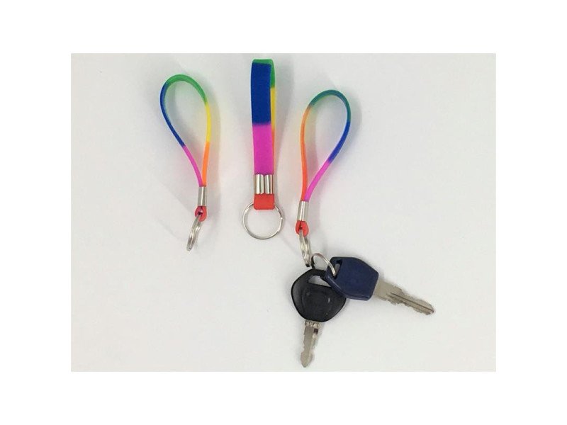 Llavero de Silicona Bandera LGBT Llavero de Silicona Bandera LGBT