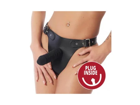 Arnes Ajustable con Dildo interior y exterior