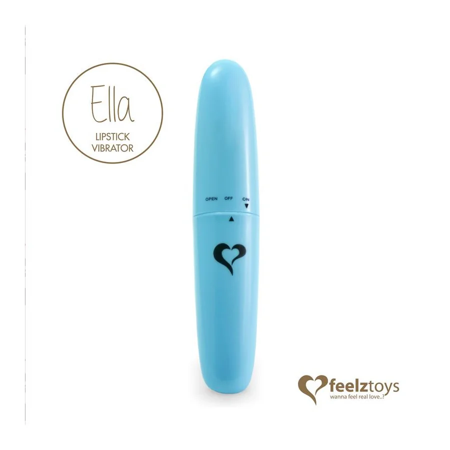 Ella Lipstick Vibrador Light Blue