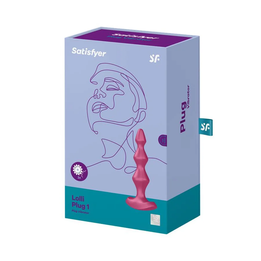 Plug Anal con Vibracion Lolli Plug 1 Berry