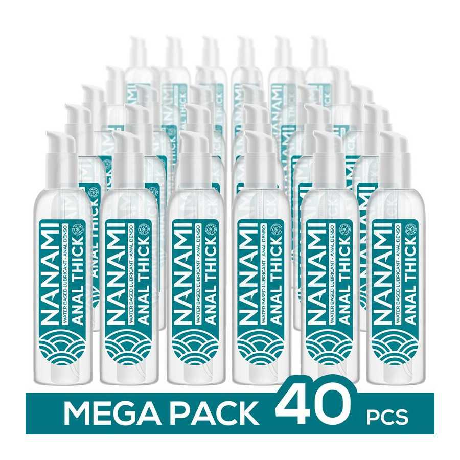 Pack de 40 Lubricante Anal Base Agua Alta Densidad 150 ml