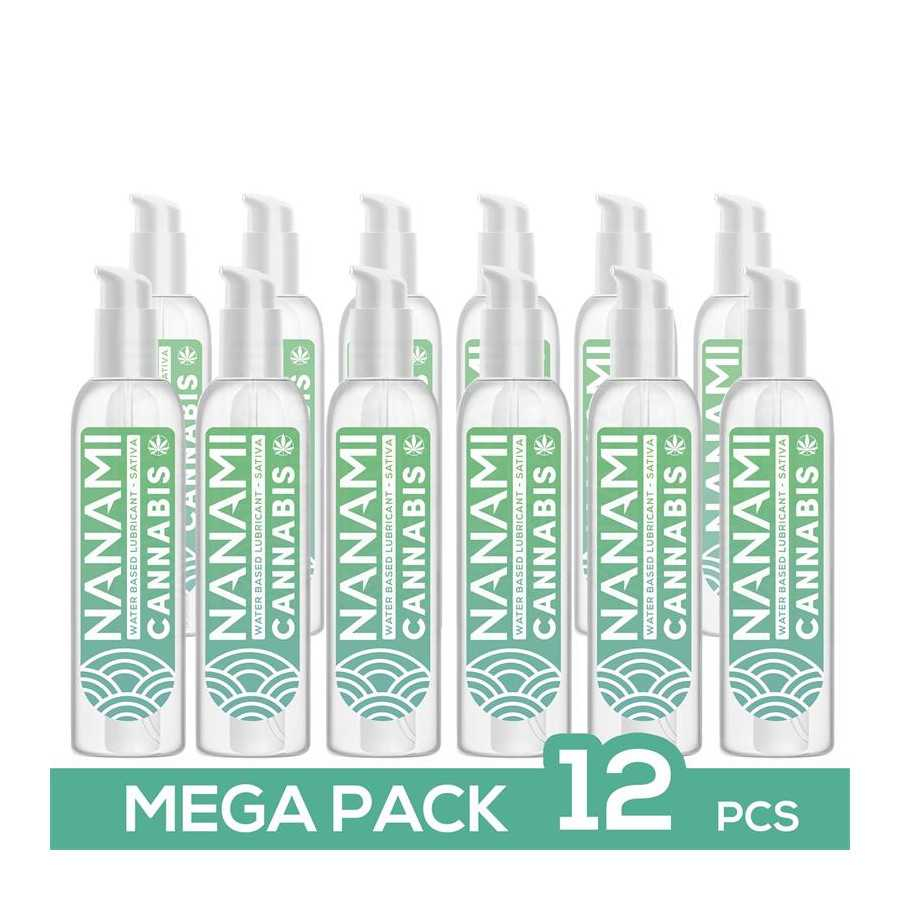 Pack de 12 Lubricante Base Agua Cannabis 150 ml