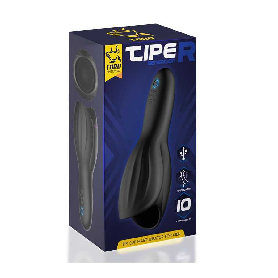 Tiper Copa Masturbadora para el Pene Silicona USB