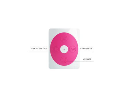 Vibrador Daniel con Control por Voz Color Rosa