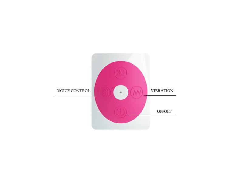 Vibrador Daniel con Control por Voz Color Rosa