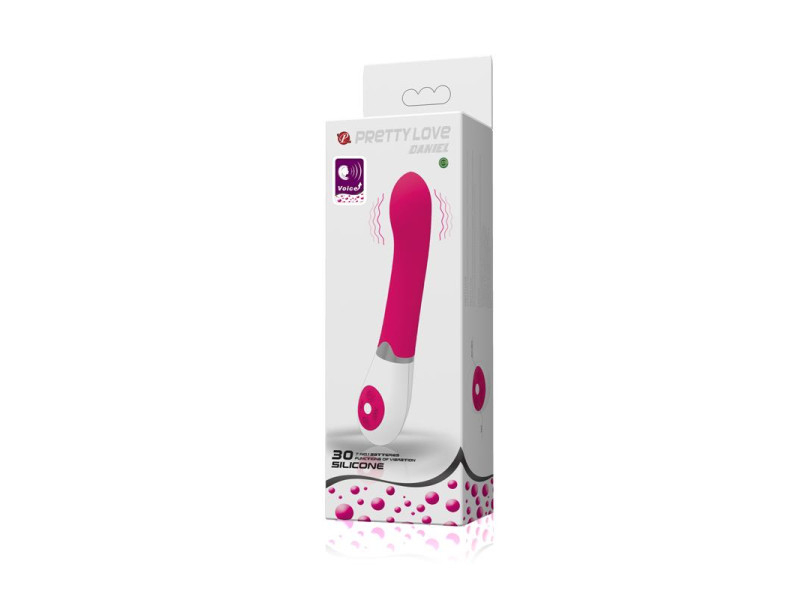Vibrador Daniel con Control por Voz Color Rosa