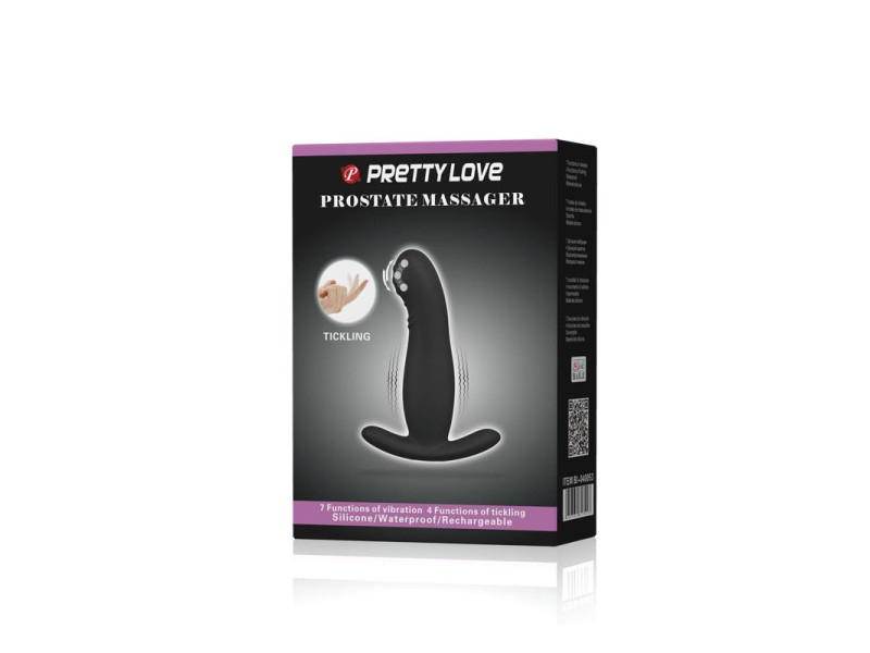 Masajeador Prostatico con Vibracion y Cosquilleo