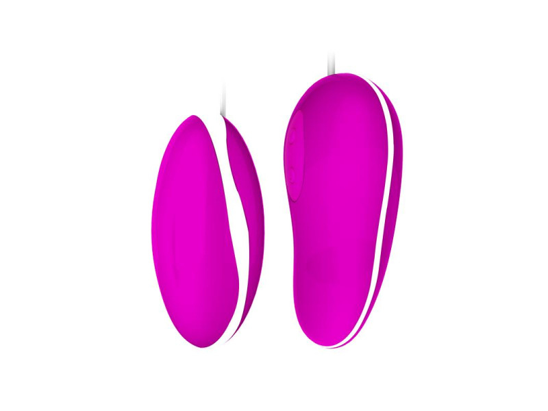 Huevo Vibrador Avery Color Rosa y Blanco Huevo Vibrador Avery Color Rosa y Blanco