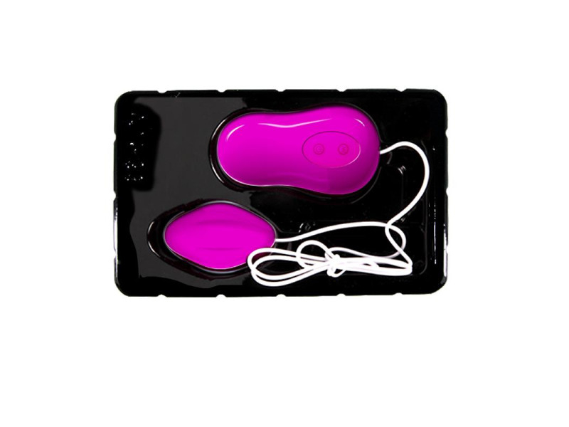 Huevo Vibrador Avery Color Rosa y Blanco