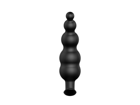 Plug Anal Burbujas Silicona Negro