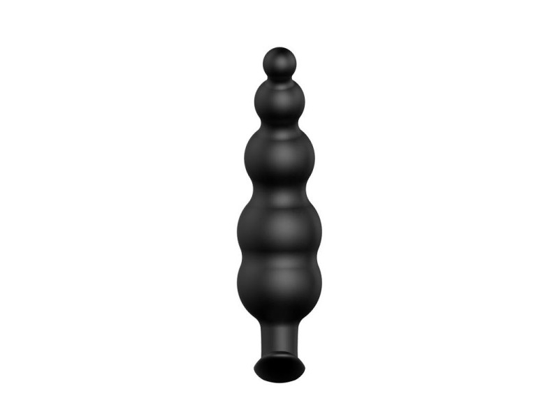 Plug Anal Burbujas Silicona Negro