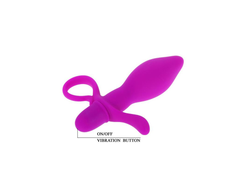 Plug Anal con Vibracion Taylor Color Purpura