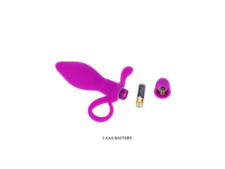 Plug Anal con Vibracion Taylor Color Purpura