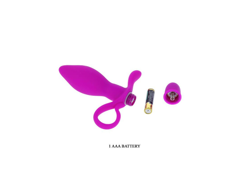 Plug Anal con Vibracion Taylor Color Purpura
