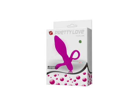 Plug Anal con Vibracion Taylor Color Purpura
