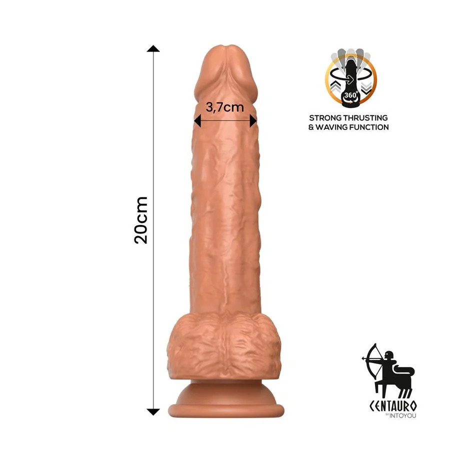 Octavius Dildo con Vibracion Thrusting y Waving 360º 78 20 cm