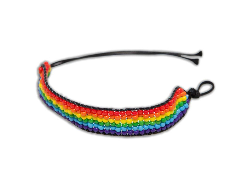 Pulsera de Bolitas Bandera LGBT
