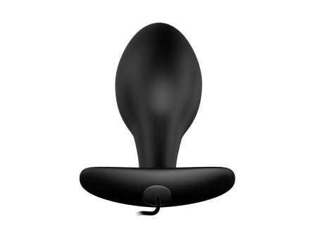 Plug Anal Negro Forma Ancla con Control Remoto Plug Anal Negro Forma Ancla con Control Remoto