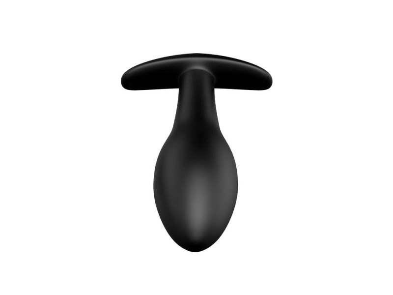 Plug Anal Negro Forma Ancla con Control Remoto