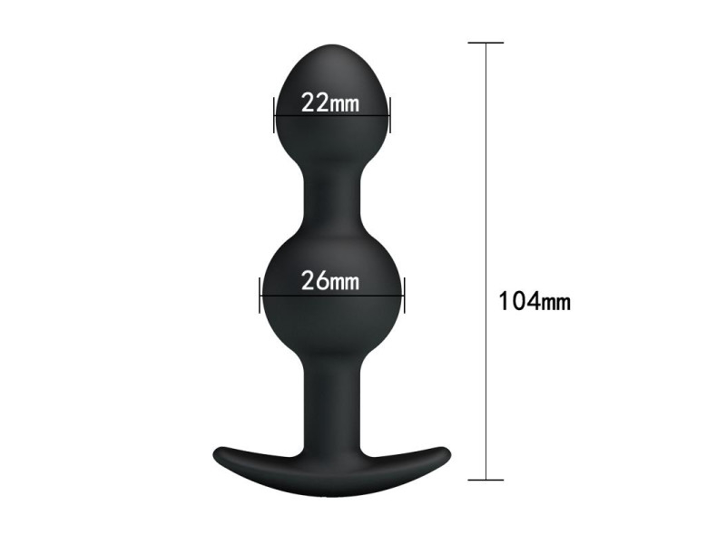 Plug Bolas Anales Silicona