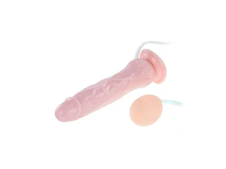 Dildo con Bomba de Eyaculacion y Ventosa