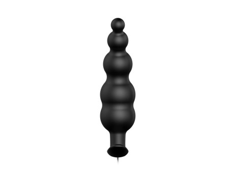 Vibrador Anal Burbujas Negro con Control Remo cl70 Vibrador Anal Burbujas Negro con Control Remo cl70