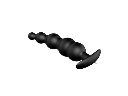 Vibrador Anal Burbujas Negro con Control Remo cl70 Vibrador Anal Burbujas Negro con Control Remo cl70