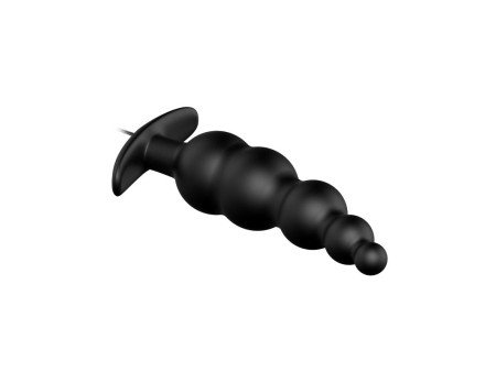 Vibrador Anal Burbujas Negro con Control Remo cl70 Vibrador Anal Burbujas Negro con Control Remo cl70