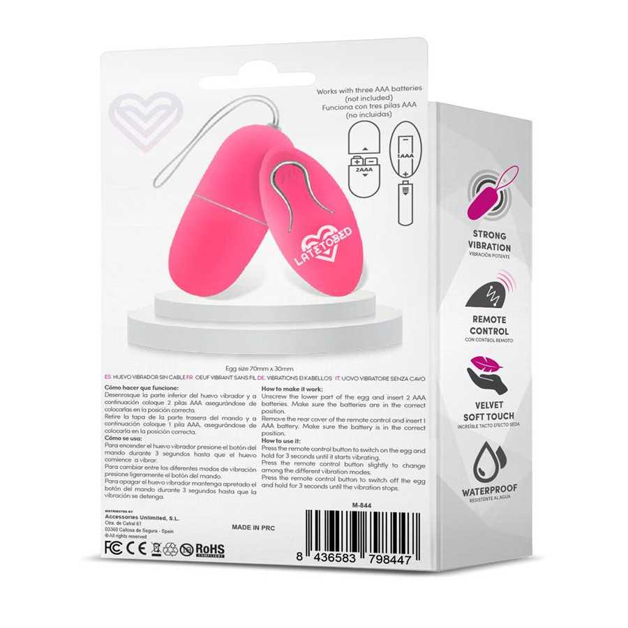 Ecopink Huevo Vibrador con Control Remoto