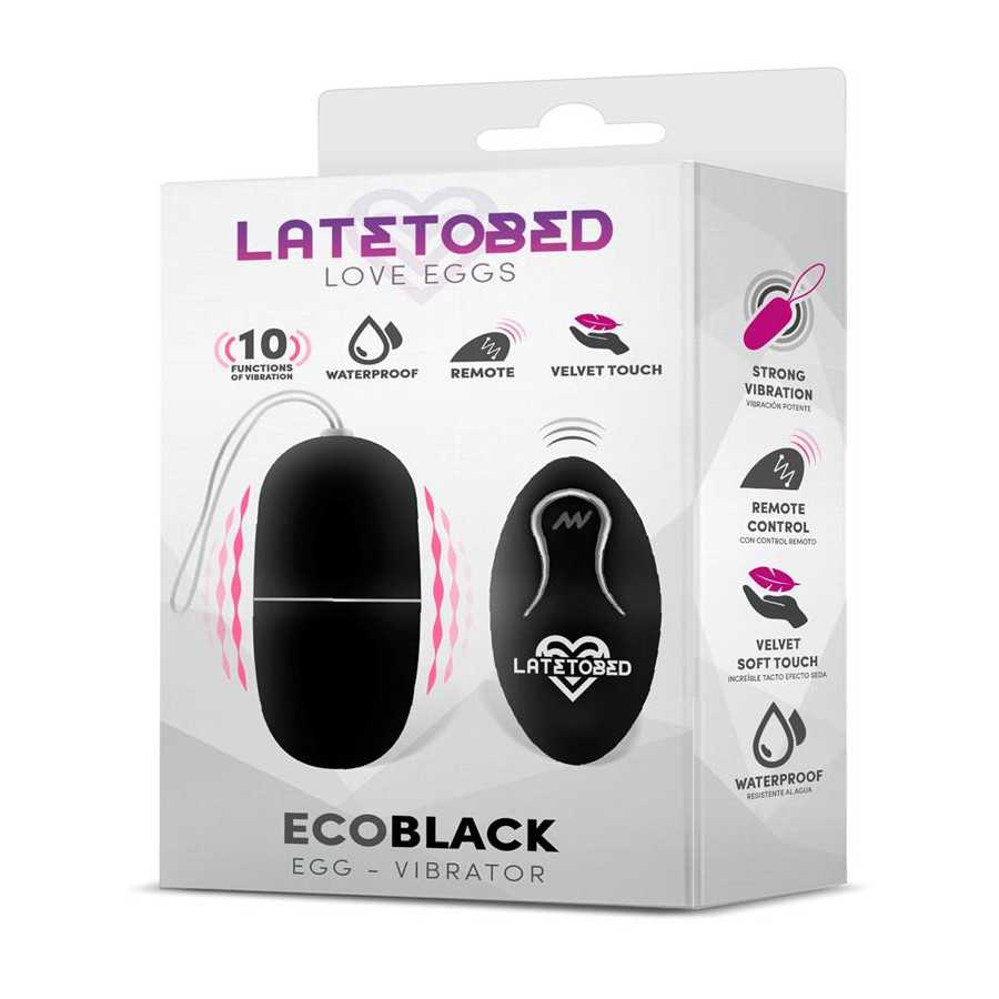 Ecoblack Huevo Vibrador con Control Remoto