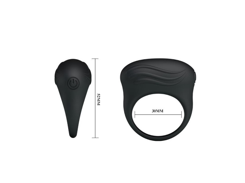 Anillo Vibrador Bertram Color Negro