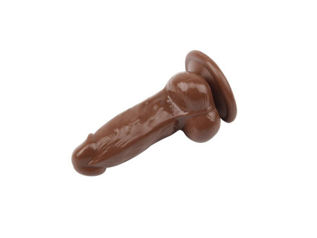 Dildo Jumbo Jack 6 con Vibracion marron