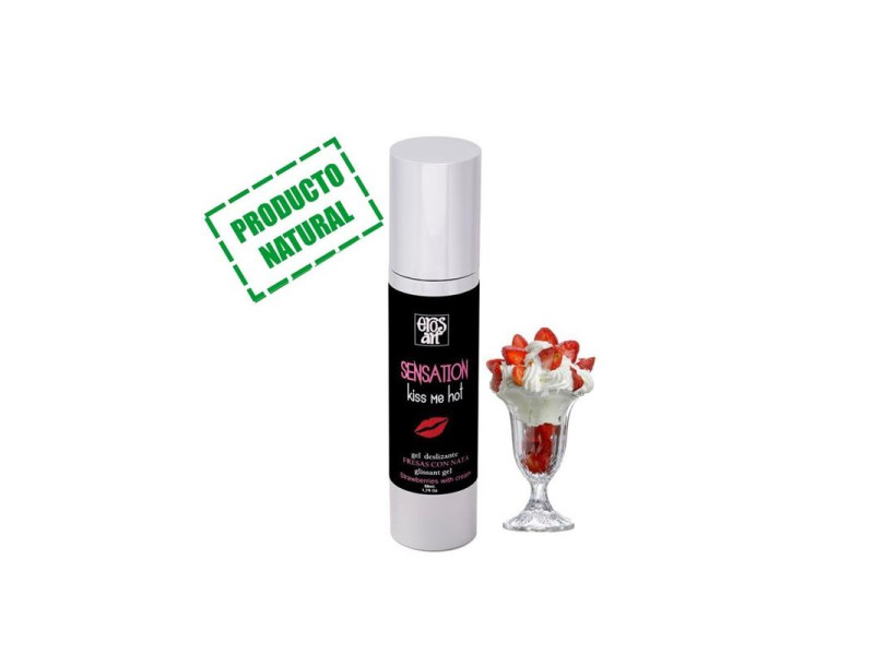 Erosart Lubricante Sensation Fresas con Nata