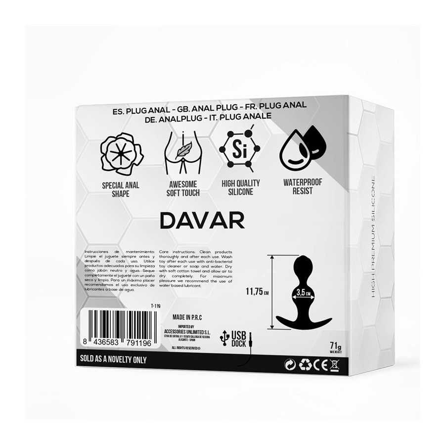 Davar Pluf Anal Silicona