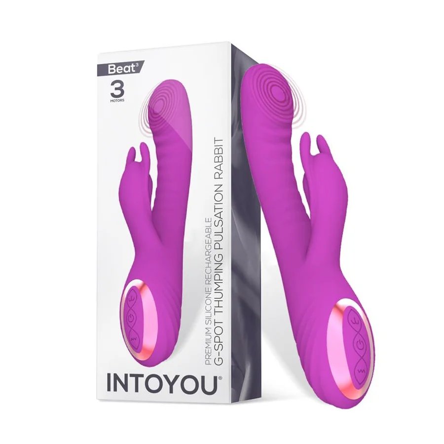 Beat3 Vibrador con Punto G con Pulsacion 3 Motores Beat3 Vibrador con Punto G con Pulsacion 3 Motores