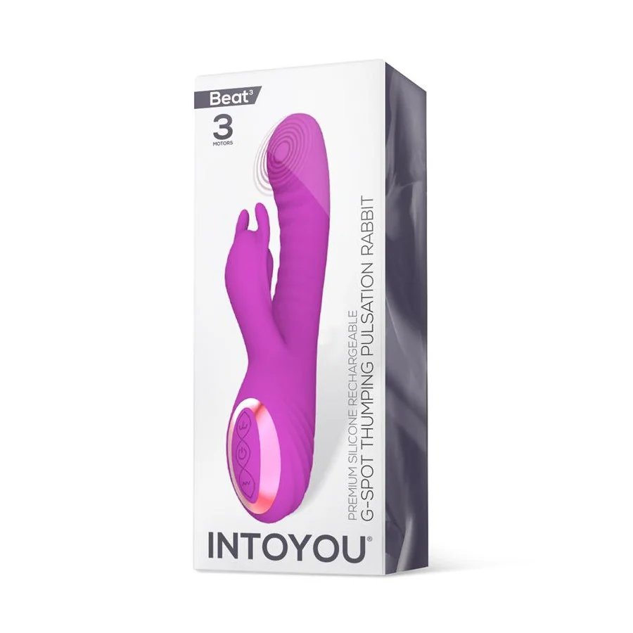 Beat3 Vibrador con Punto G con Pulsacion 3 Motores