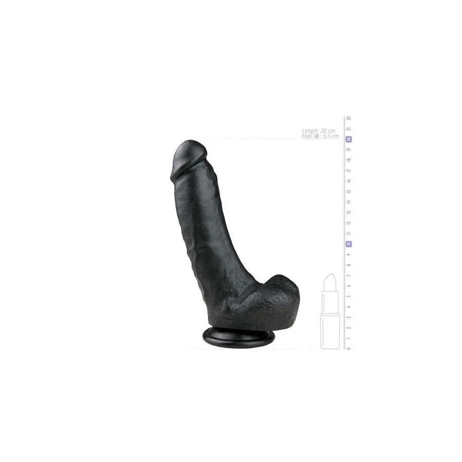 Pene Realistico Negro 20 cm