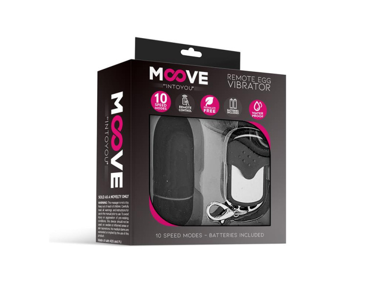 Huevo Vibrador con Control Remoto Negro