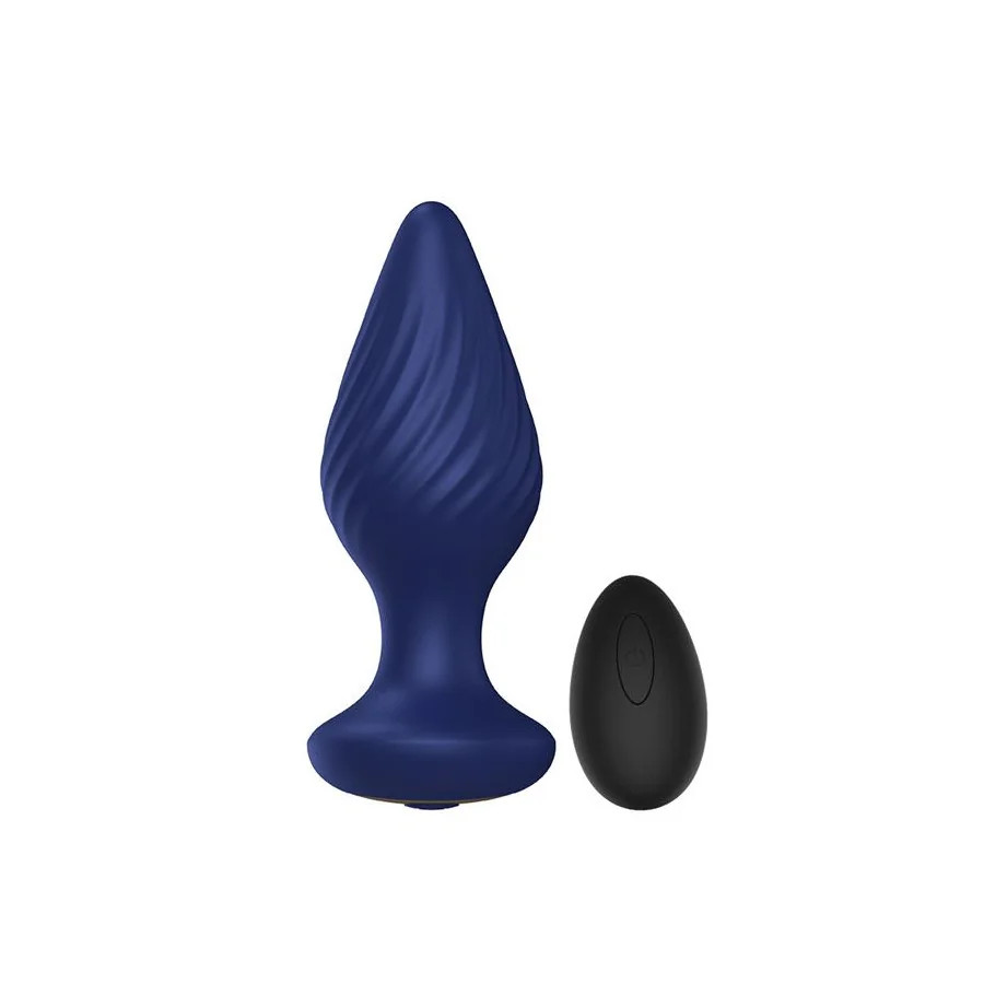 Spiral Plug Anal con Vibracion y Control Remoto