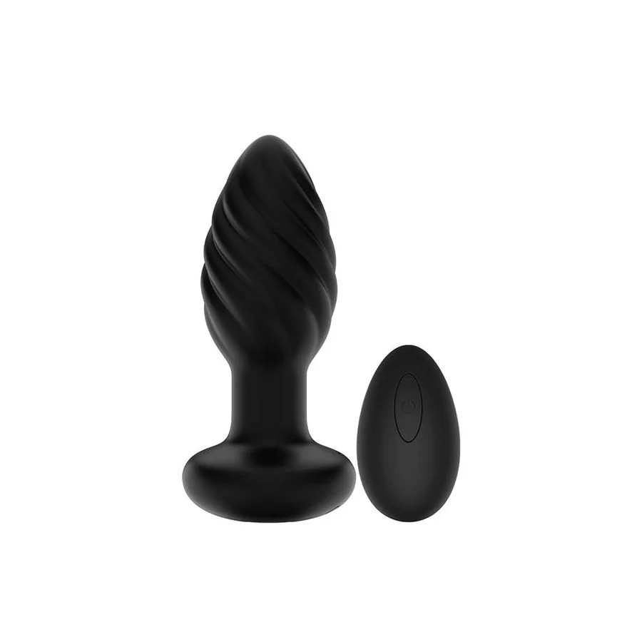 Spiral Mellow Plug Anal con Vibracion y Control Remoto