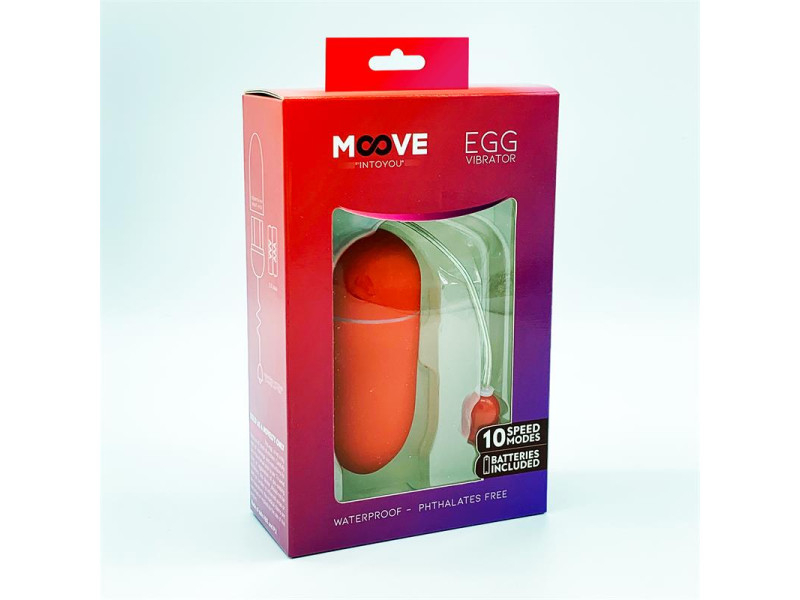 Huevo Vibrador 10 Funciones Rojo