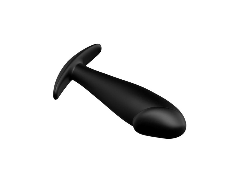 Plug Anal Negro con Mando