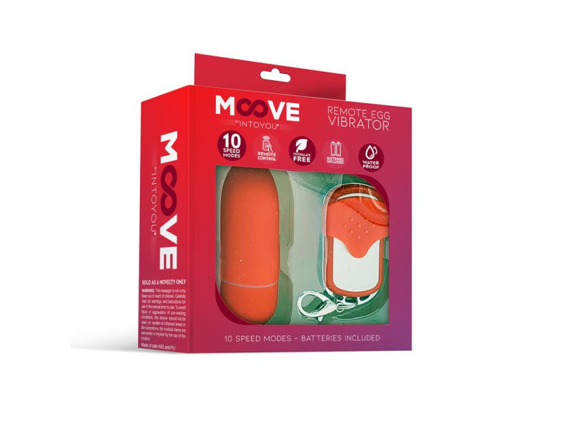 Huevo Vibrador con Control Remoto Rojo
