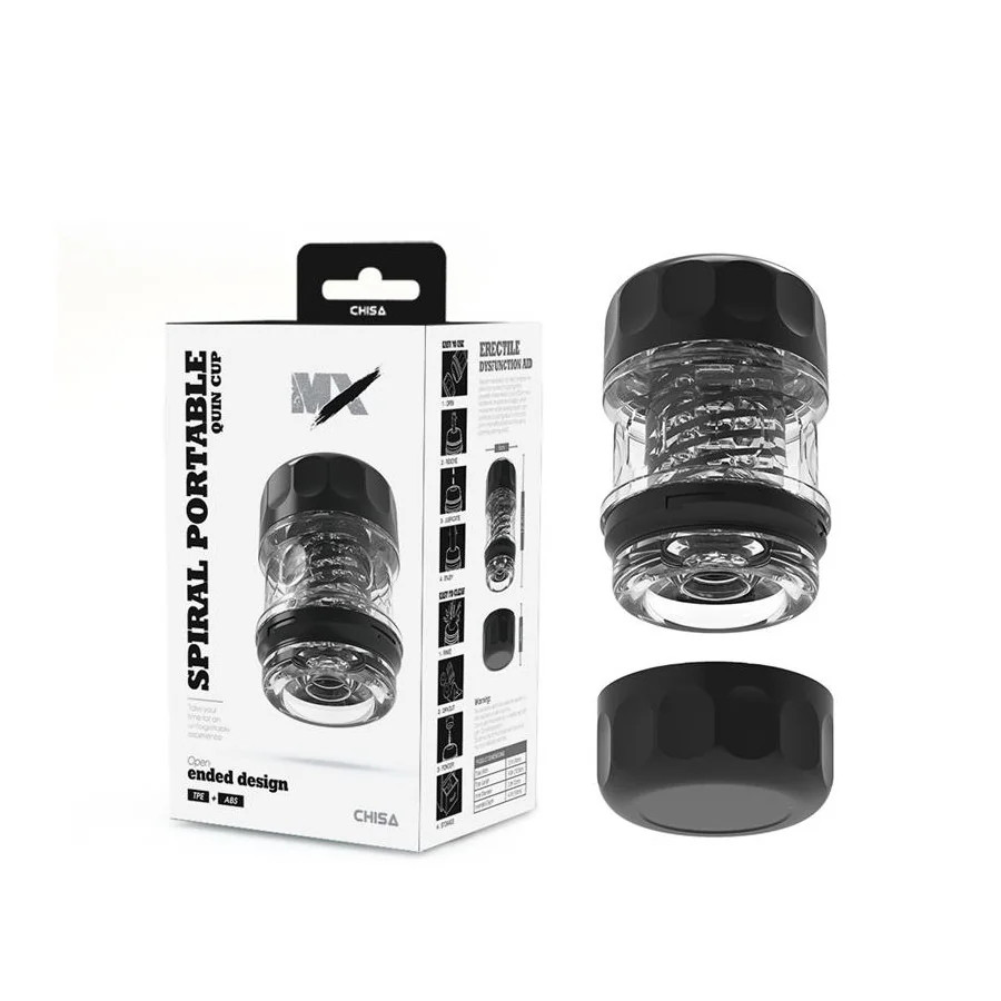 Spiral Portable Quin Cup Masturbador Masculino