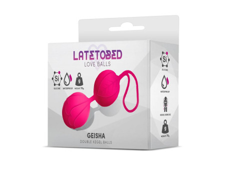 Geisha Bolas Kegel Doble Rose Red 70 gr Geisha Bolas Kegel Doble Rose Red 70 gr