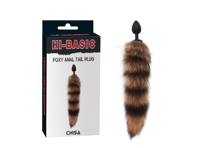 Plug Anal con Cola de Pelo Foxy Anal Tail Plug
