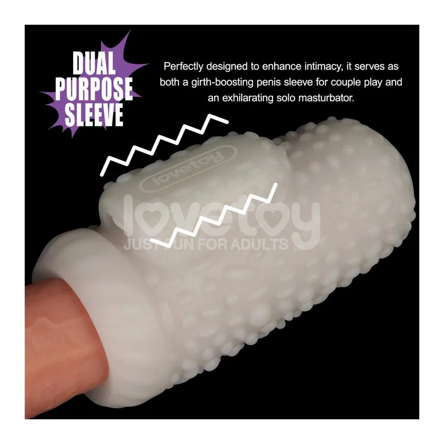 Knights Ring Funda para el Pene y Estimulador Drip