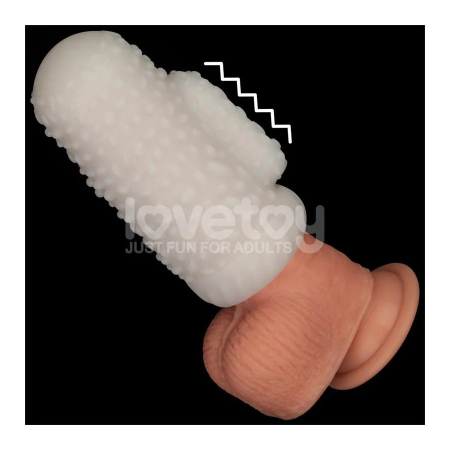 Knights Ring Funda para el Pene y Estimulador Drip