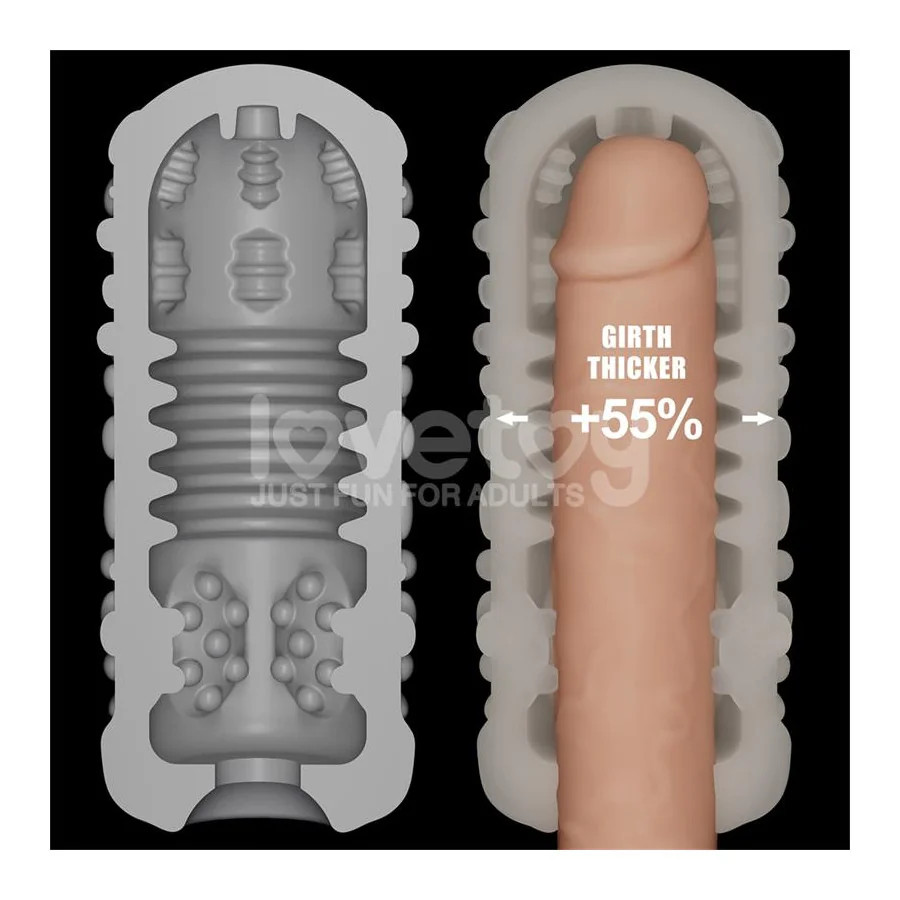 Knights Ring Funda para el Pene y Estimulador Drip
